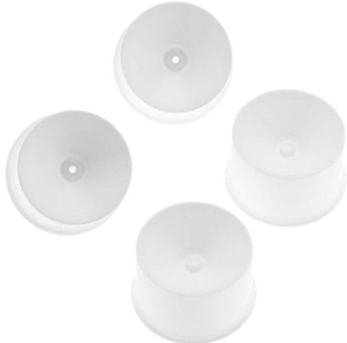 HPI Racing 116024 Dish Wheel Set White 22x14 (4) Q32 D8T - PowerHobby