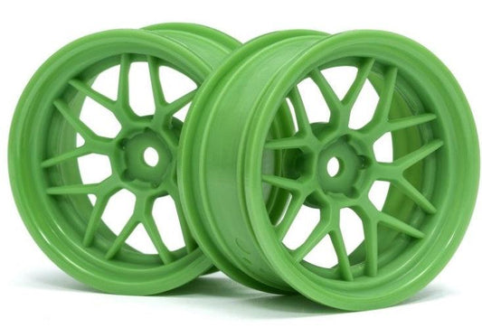 Hpi Racing 116531 Tech 7 Wheel Green 52X26X+6mm Offset (2) RS4 Sport 3 - PowerHobby