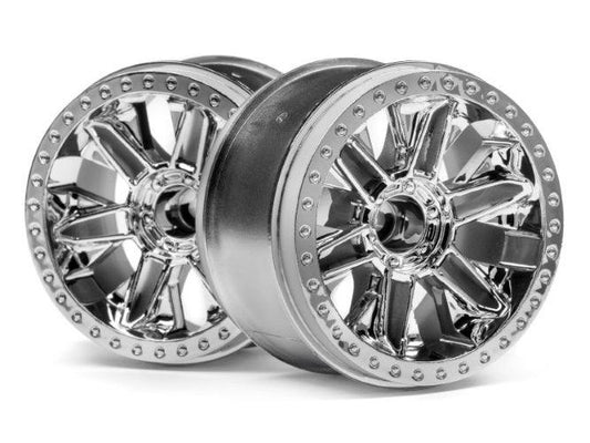 Hpi 116736 6-Shot Jumpshot ST Wheel Chrome (2pieces) Jumpshot Mt Jumpshot St - PowerHobby