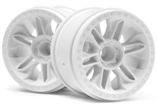 Hpi Racing 116738 6-Shot Wheels White (2pieces) Jumpshot St Jumpshot Mt - PowerHobby