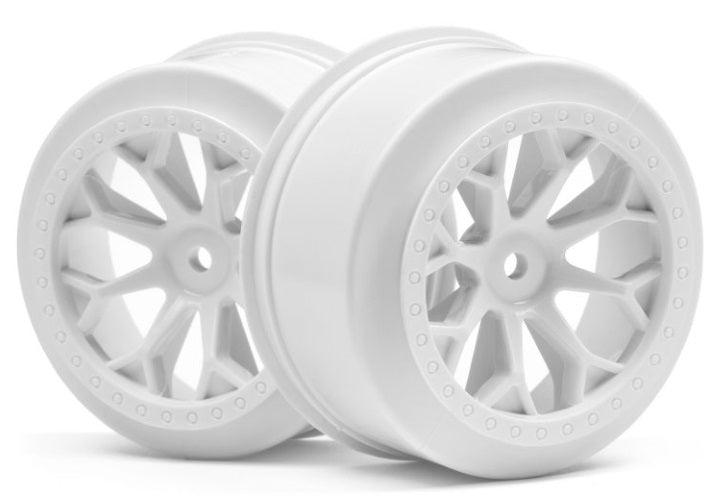 Hpi Racing 116741 8-Shot Wheel White (2) Jumpshot Sc Blitz Blit Flux - PowerHobby