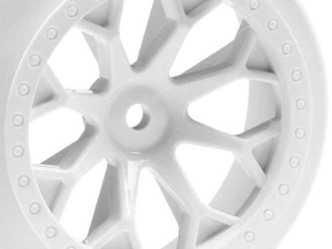 Hpi Racing 116741 8-Shot Wheel White (2) Jumpshot Sc Blitz Blit Flux - PowerHobby