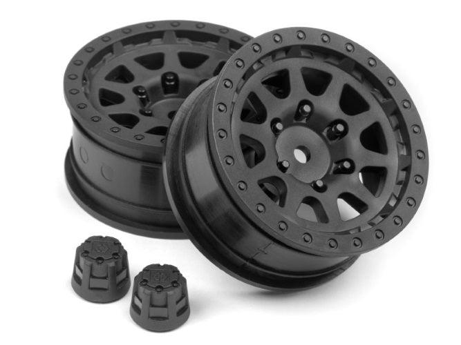 Hpi Racing 116840 CR-10 Wheel 1.9mm Black (2pieces) Venture Toyota Venture - PowerHobby