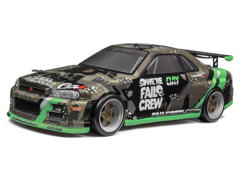 Hpi 120166 Fail Crew Nissan Skyline R34 GT-R Painted Body 150mm Micro RS4 - PowerHobby