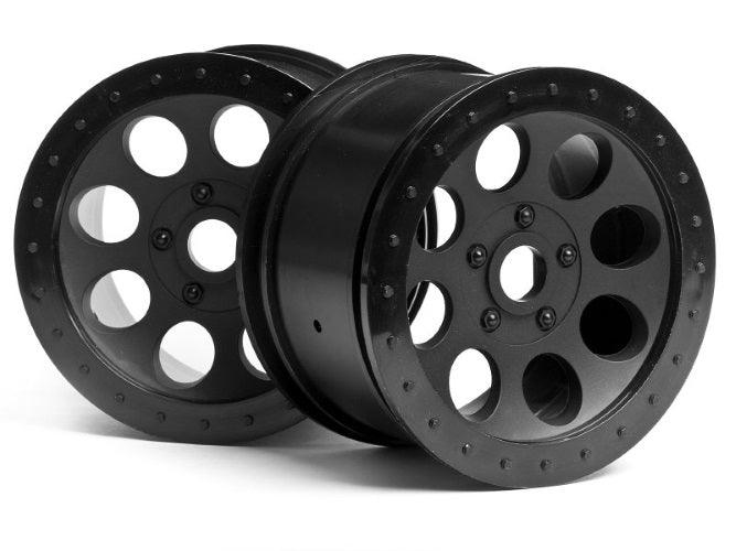 Hpi Racing 3186 Mag-8 Wheel Black 83X56mm (2pieces) Savage X Savage XL - PowerHobby