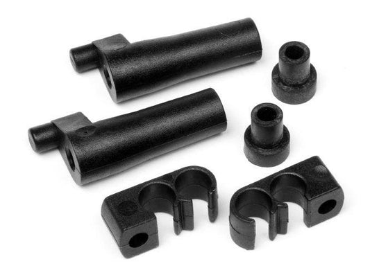 Hpi Racing 67364 Fuel Tank Stand-Off and Fuel Line Clips Set - PowerHobby