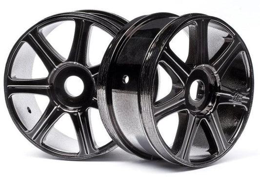 Hpi 67768 HB Edge Wheel (Black Chrome/2pieces) Trophy Buggy Trophy Buggy Flux - PowerHobby