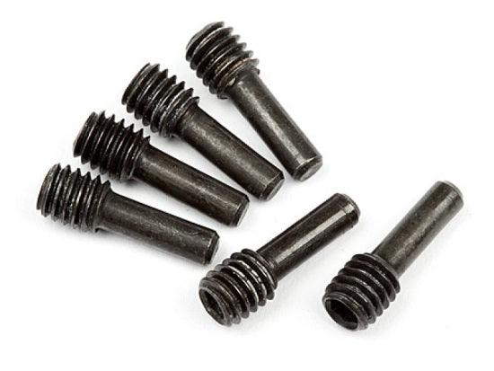 HPI 86094 Screw Shaft M4x2x12mm Black (6) Wheely Super Savage Blitz Firestorm - PowerHobby