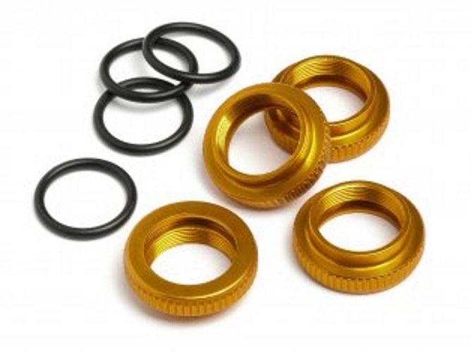 Hpi 86839 Aluminum Preload Collar 13mm (4Sets) E-firestorm 10-T Firestorm 10T - PowerHobby