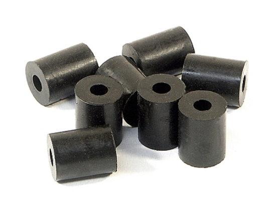 HPI Racing 87058 Rubber Tube 3x8x10mm (Shaped/Black/8pcs) Savage Super 5SC Flux - PowerHobby