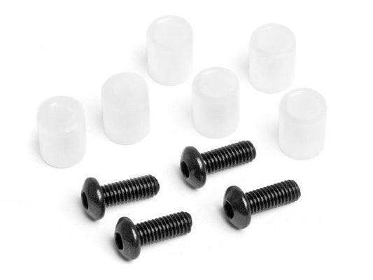 Hpi 87164 Bushing and Screw Set For Aluminum Adjustable Upper Arm - PowerHobby