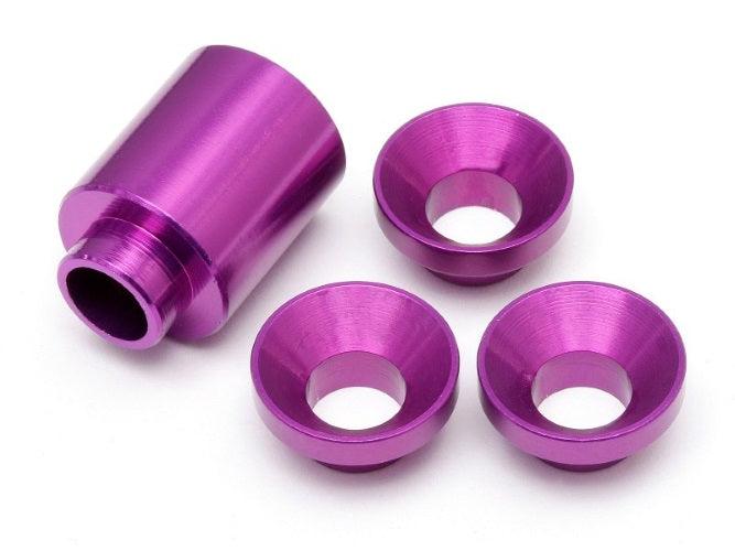 Hpi Racing 87459 Spacer Set Purple For Clutch Bell Holder - PowerHobby