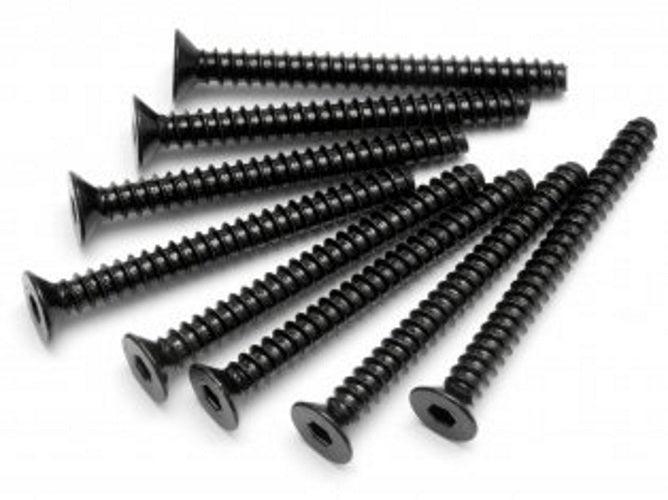 Hpi Racing 94641 TP. Flat Head Screw M4x40mm (Hex Socket/8pieces) - PowerHobby