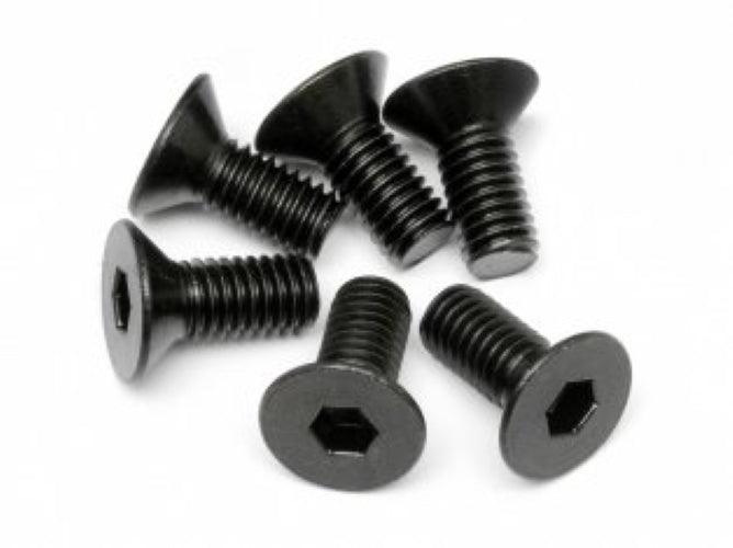 Hpi Flat Head Screw M6x14mm (Hex Socket/6pcs) Baja 5B SS Baja Baja 5B D-Box 2 - PowerHobby