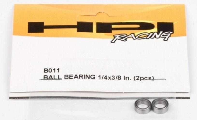 HPI Racing B011 Ball Bearing 1/4x3/8 Inches (2pieces) - PowerHobby