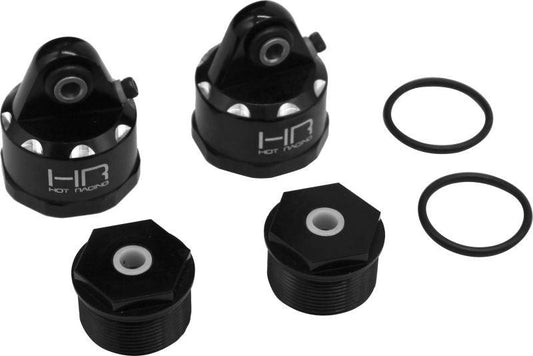 Hot Racing Aluminum Bleeder Shock Caps /Cartridge Arrma Kraton 8S Outcast 8S - PowerHobby
