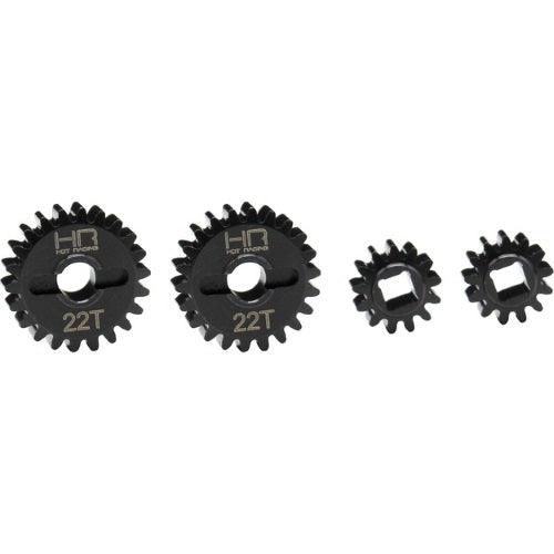 Hot Racing AUTB813X22 Over Drive Portal Machined Gear Set 13-22T Axial UTB - PowerHobby