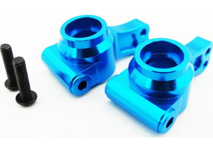 Hot Racing BLUE ALUMINUM REAR KNUCKLES HUB 2WD Torment / Boost / Ruckus Circuit - PowerHobby