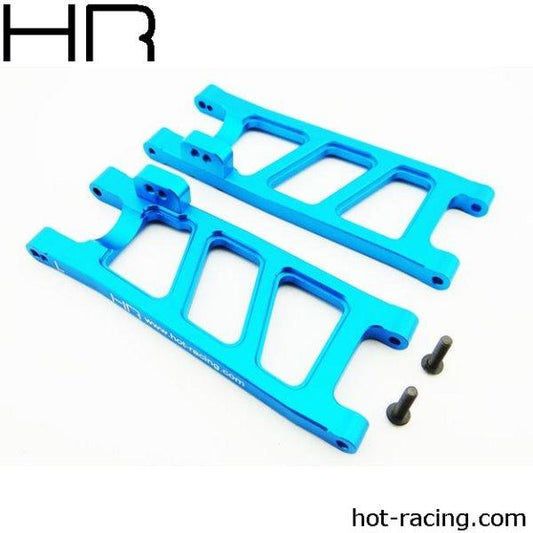 Hot Racing HRAECT5606 Blue Aluminum Rear Arm Set ECX 1/10 2wd models - PowerHobby