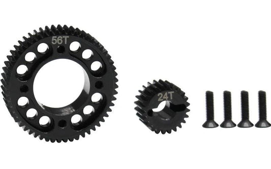 Hot Racing EDR824X56 Stealth X Drive UD2 Gear Set Machined Associated Enduro - PowerHobby