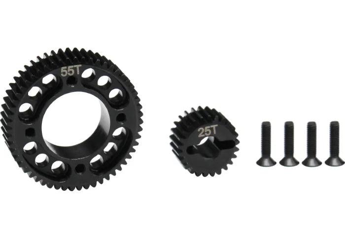 Hot Racing EDR825X55 Stealth X Drive UD3 Gear Set Machined Associated Enduro - PowerHobby