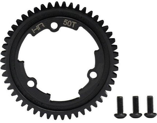 Hot Racing ERVT50M01 50 Tooth 1 Steel Spur Gear Traxxas E Revo 2 X-Maxx Xo-1 - PowerHobby