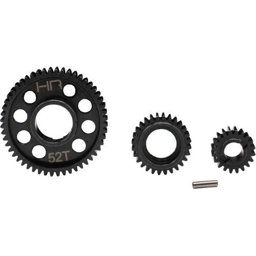 Hot Racing EVG1000T Hardened Steel Gear Set (3) Red Cat Gen 7 - PowerHobby