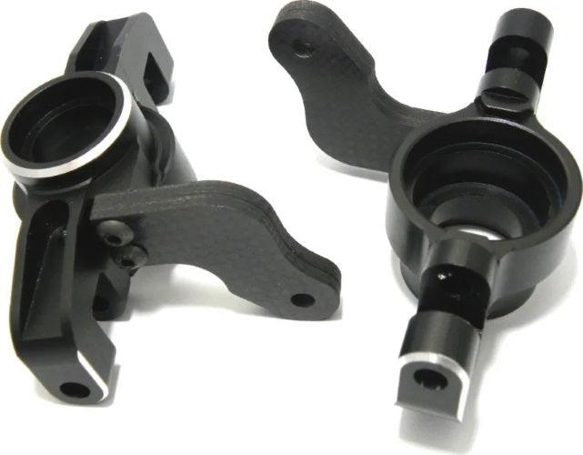 Hot Racing Aluminum Steering Knuckle with Graphite Arm Losi 5ive-T Mini WRC - PowerHobby