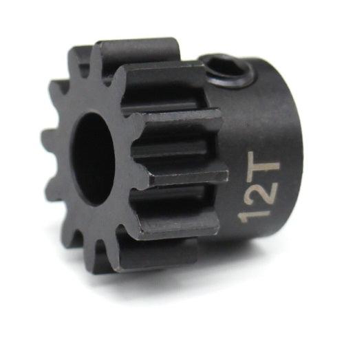 Hot Racing NSG12M15 12T Hardened Steel Mod 1.5 8mm Pinion Gear - PowerHobby