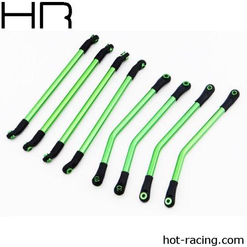 Hot Racing HRARCS8000P05 Green Dress Up Link Set Axial Wraith Ridgecrest - PowerHobby