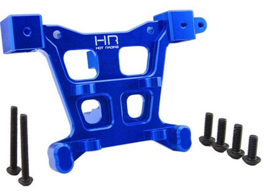 Hot Racing Aluminum Rear Body Mount Blue Traxxas E-Revo Revo Slayer Summit - PowerHobby