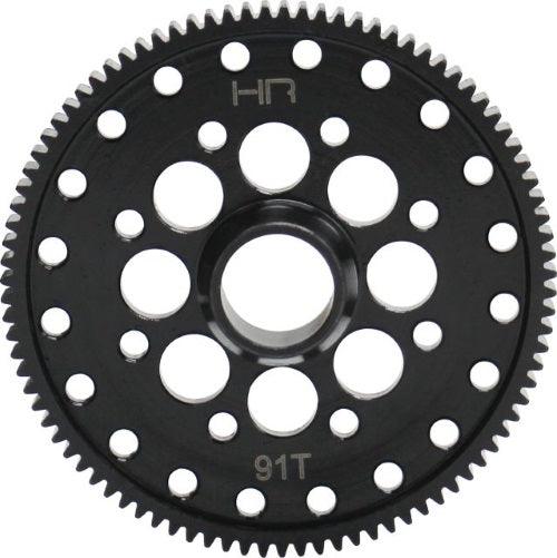 Hot Racing SATF891E 91T 48p Steel Spur Gear Arrma 1/10 4x4 Brushed Vehicle - PowerHobby