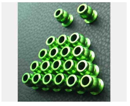 Hot Racing Green Aluminum Hollow Ball Set AX10 SCX10 Ridgecrest Wraith SCP160B05 - PowerHobby