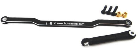 Hot Racing Aluminum Steering Tie Rod and Drag Link (std) Axial AX10 SCX10 - PowerHobby