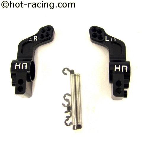 Hot Racing SLF22X01 Aluminum 1.5 Deg Rear Hub Carriers 1/10 Traxxas - PowerHobby