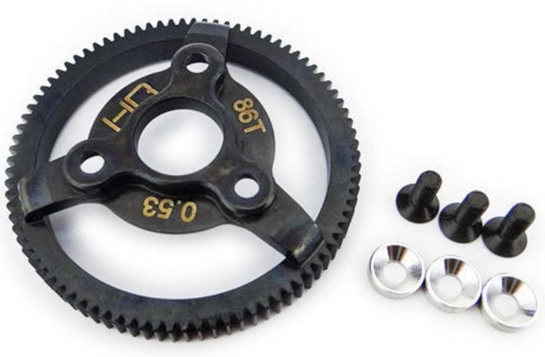 Hot Racing STE886 Steel 48P / 48Pitch 87T Spur Gear Traxxas Bandit Rustler Slash - PowerHobby