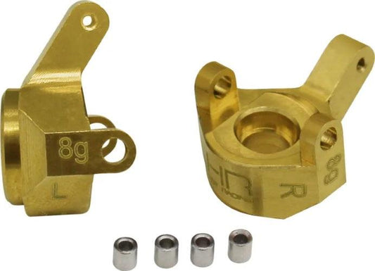 Hot Racing SXTF21H Brass Front Steering Knuckle Axial SCX24 Deadbolt - PowerHobby