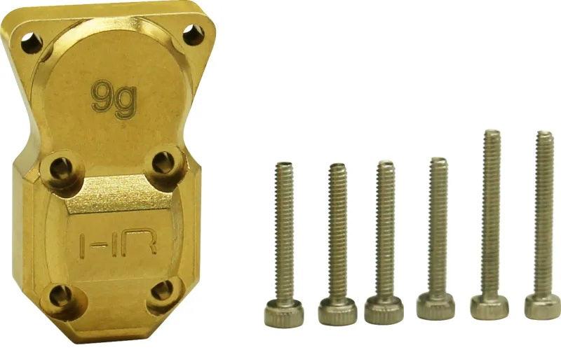 Hot Racing SXTF12CH Brass Diff / Differential Cover Axial SCX24 Deadbolt - PowerHobby