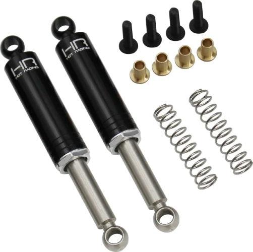 Hot Racing Aluminum Black Internal Spring Air Shocks 65mm Tamiya G06 WT01 WR02 - PowerHobby