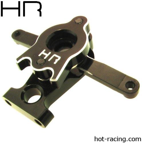 Hot Racing HRAVXS4801 Black Aluminum Bellcrank Steering Kit Traxxas Revo Slash - PowerHobby