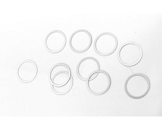 Hot Racing HRAW8X Steel Shims 8x9x0.1mm (10pcs) - PowerHobby