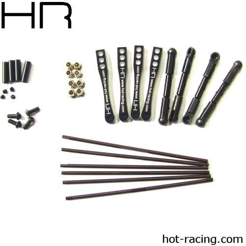 Hot Racing HRAWRA311X01 Full Set Sway Bar Kit Axial Wraith Rock Racer Score - PowerHobby