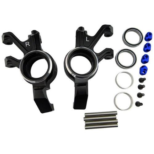 Hot Racing XMX2101 Aluminum Black Steering Knuckle Traxxas X-Maxx - PowerHobby