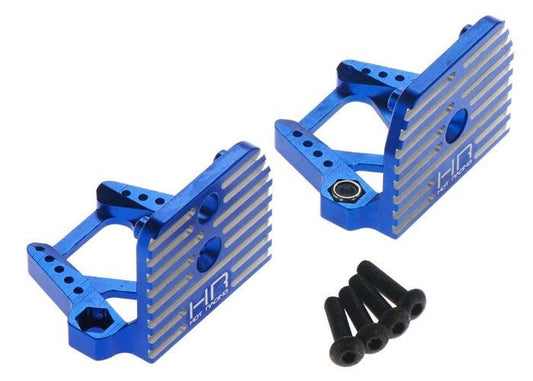 Hot Racing XMX38X06 Blue Aluminum Motor Mount Traxxas X-Maxx - PowerHobby