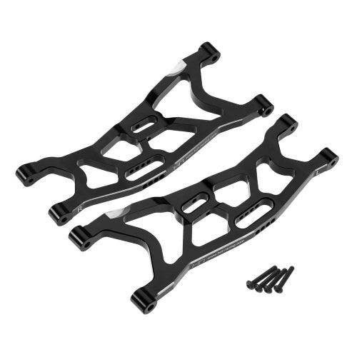 Hot Racing YEX5501 Aluminum Front Lower Suspension Arms Black Axial Yeti XL - PowerHobby