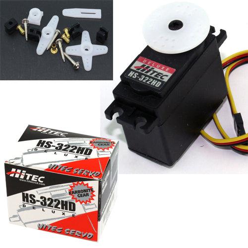 Hitec HS-322HD Standard Heavy Duty Servo 33322S - PowerHobby