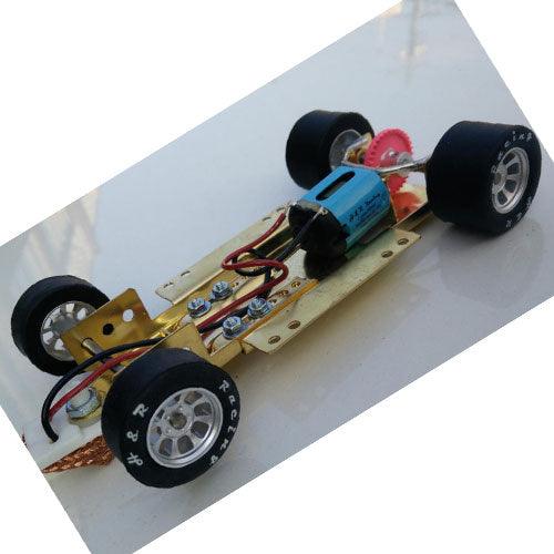 H&R Racing HRCH06 1/24 Chassis Slot Car Nascar Wheels 26k RPM Motor - PowerHobby