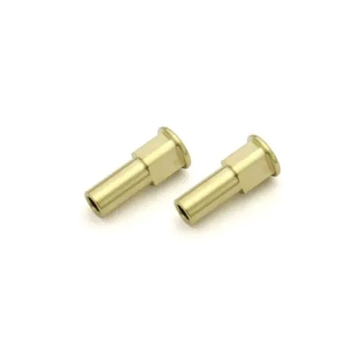 Kyosho IFW611B-1 MP10 Brass Front Hub Carrier Bushing (2) (+1/-1°) - PowerHobby