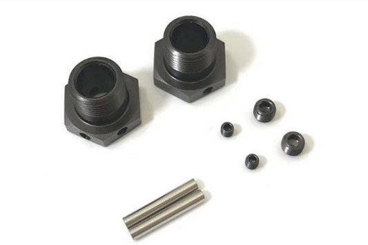 Kyosho IFW625N Wheel Hub (Narrow/Gunmetal/2pcs/MP10) - PowerHobby