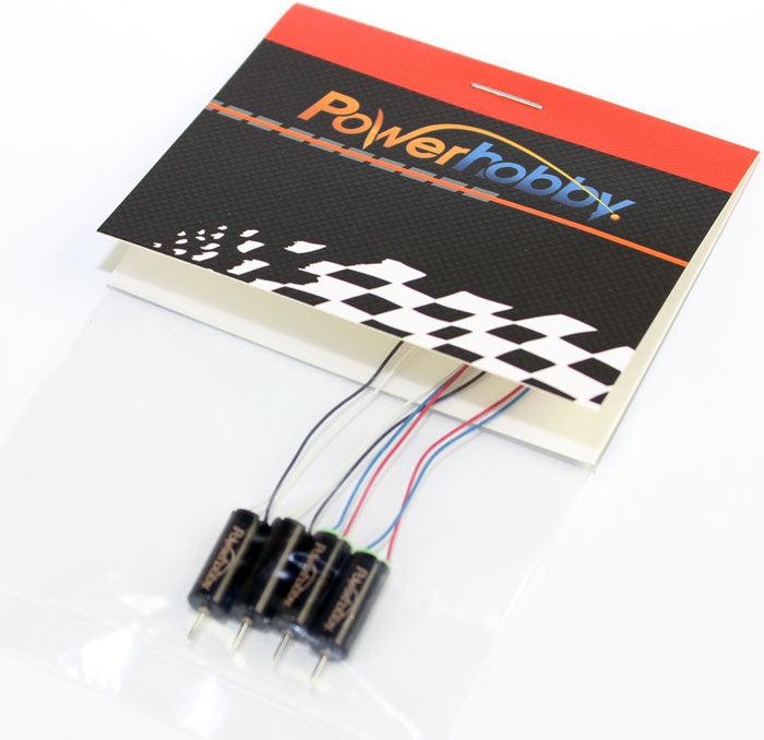 Powerhobby RX0615-17 17000kv Micro Brushed Motor Set Black - PowerHobby